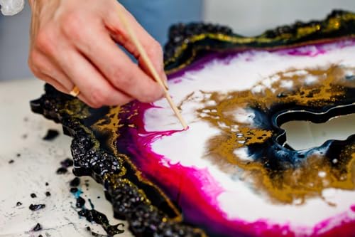 Résine Époxy Transparente 15Kg DIPOXY-2K-700 Glaçage Coulée Cristalline pour Table Sol Bois